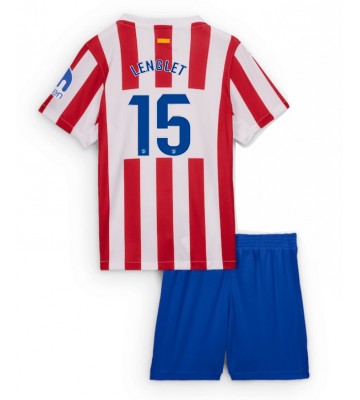 Atletico Madrid Clement Lenglet #15 Hjemmebanetrøje Børn 2025-26 Kortærmet (+ Korte bukser)